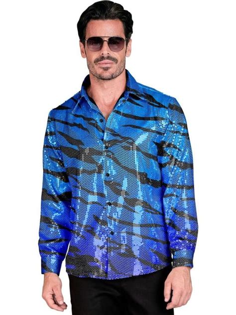 blauwe blouse heren